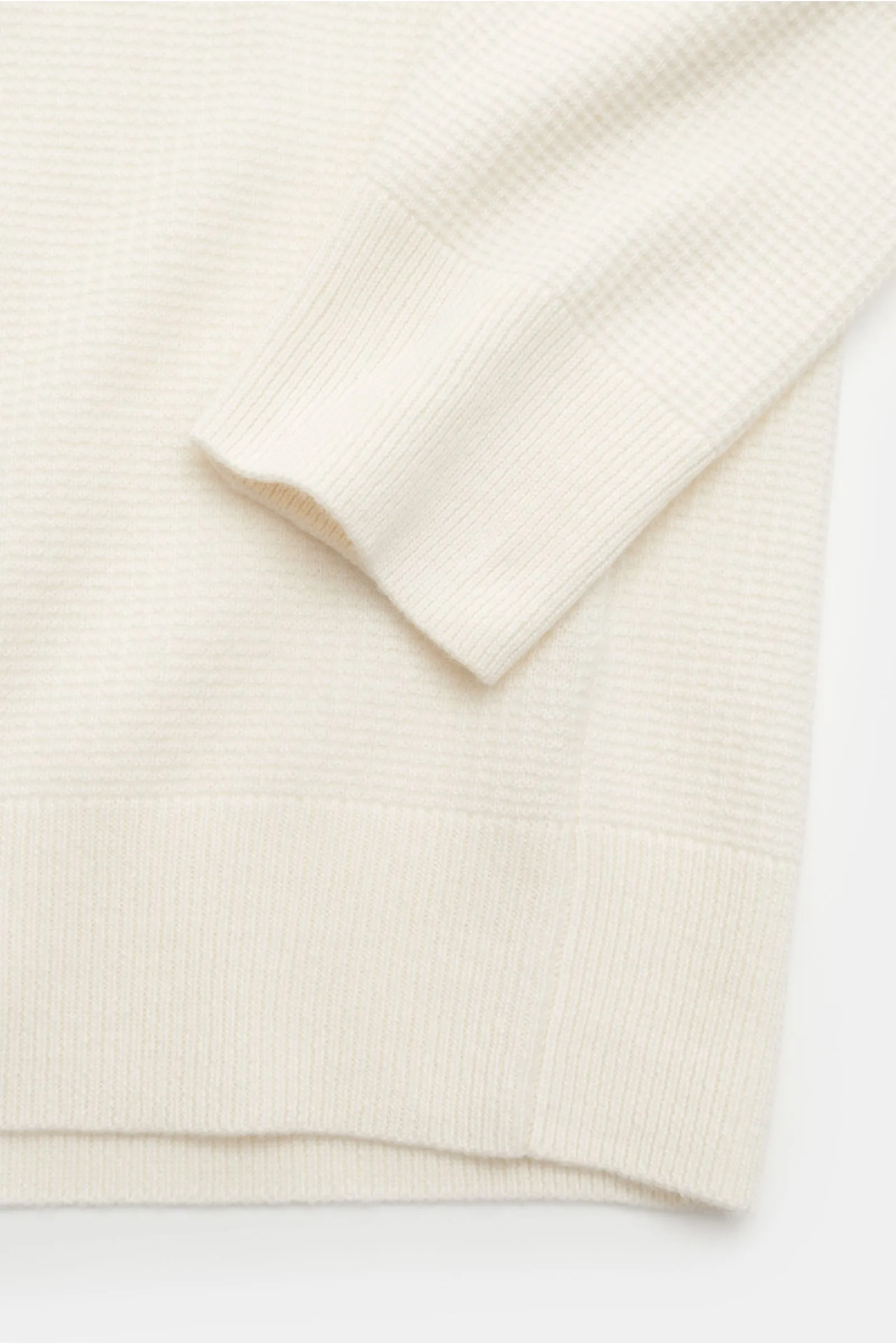 BRUNELLO CUCINELLI cashmere knit polo cream