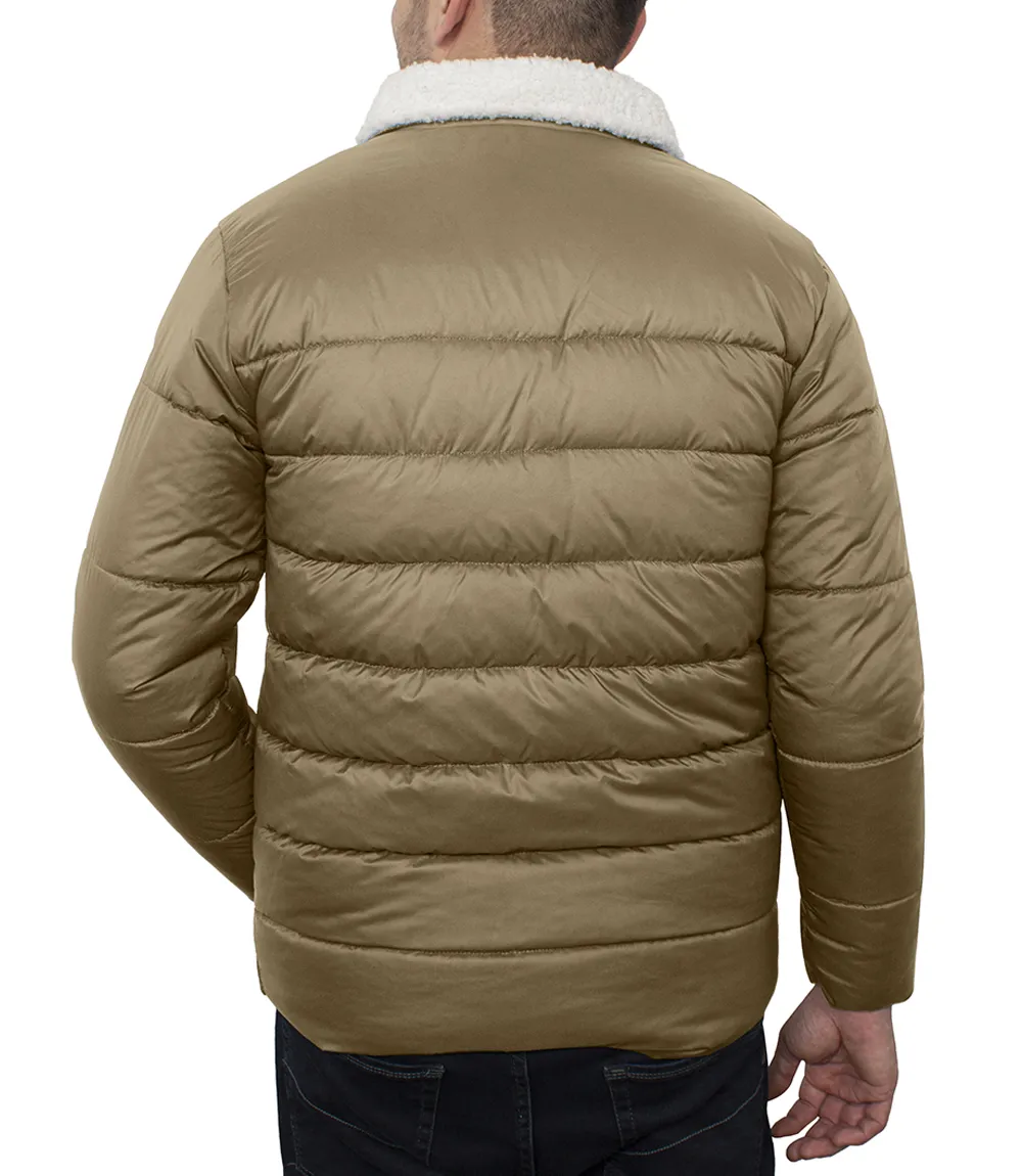 Bryce Beige Puffer Jacket Men's