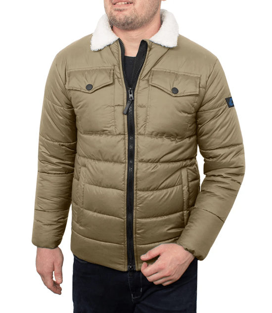 Bryce Beige Puffer Jacket Men's