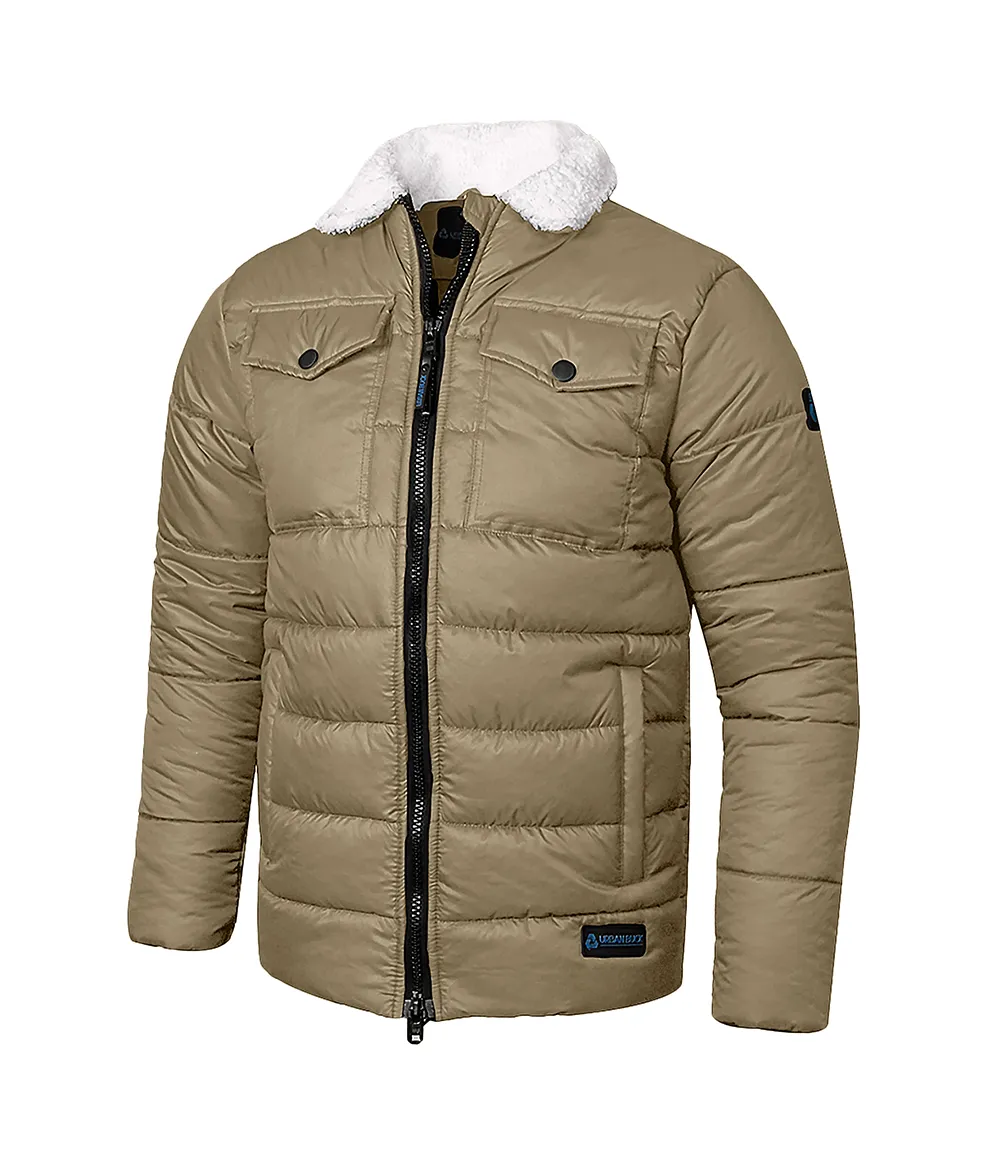 Bryce Beige Puffer Jacket Men's