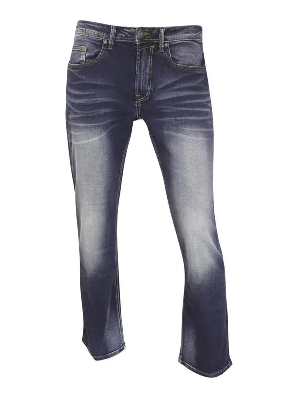 Buffalo David Bitton Men's Driven-X Jeans Relaxed Stretch Sandblasted Blue 31x30