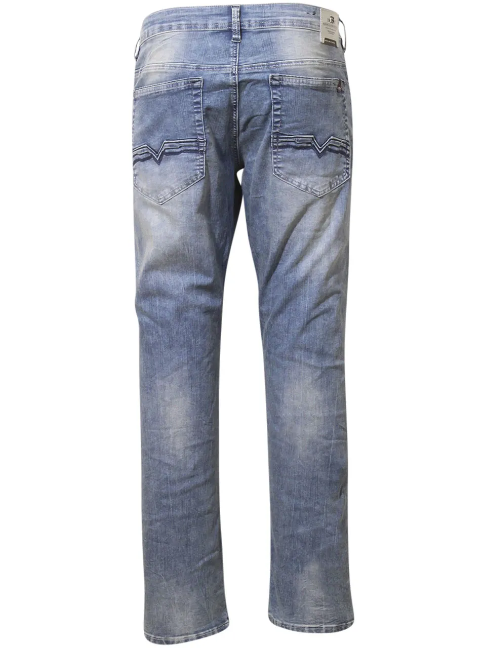 Buffalo David Bitton Men's Driven-X Jeans Relaxed Stretch Sandblasted Blue 31x30