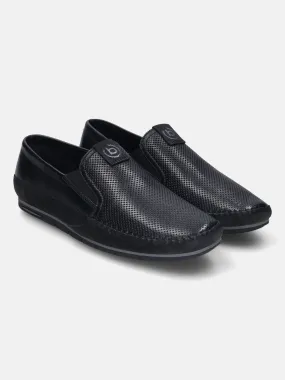 bugatti Black Loafers