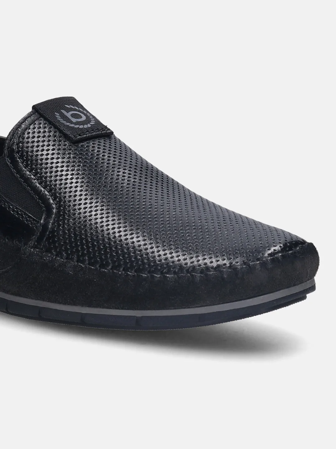 bugatti Black Loafers