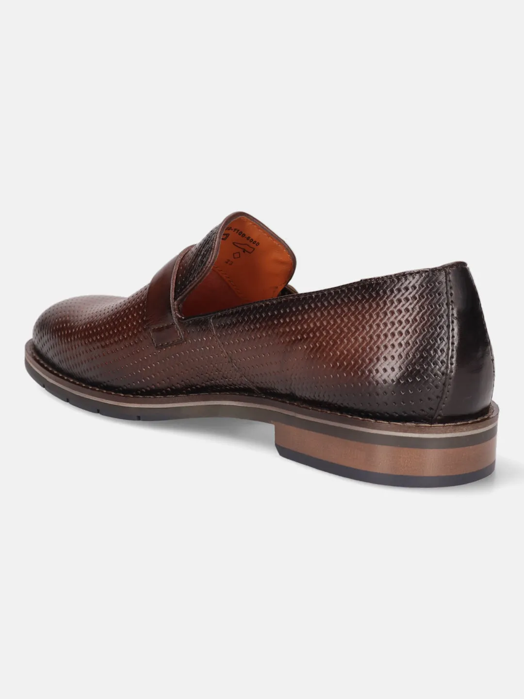 bugatti Brown Premium Leather Loafers