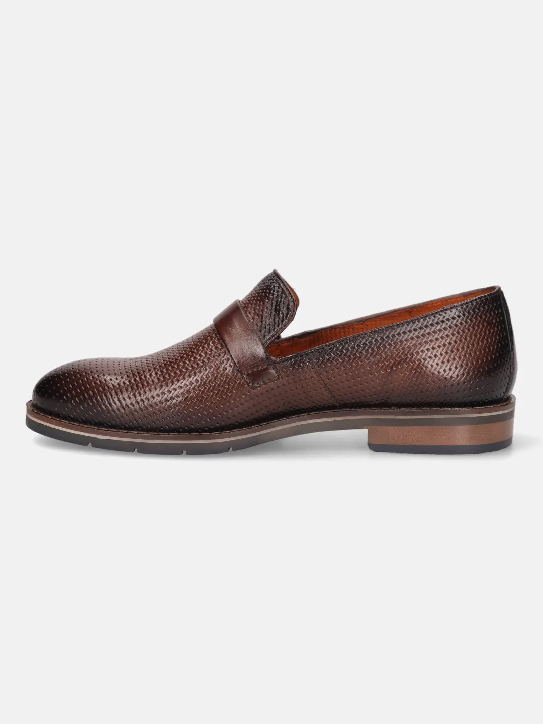 bugatti Brown Premium Leather Loafers