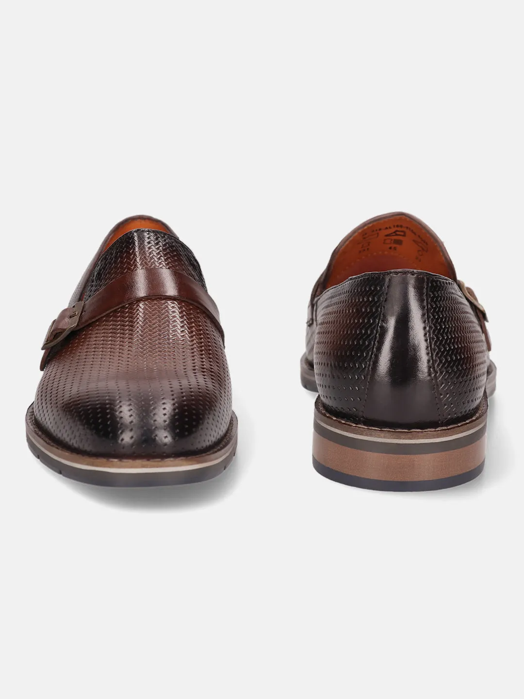 bugatti Brown Premium Leather Loafers