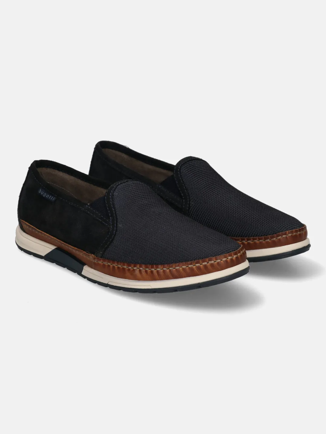 bugatti Dark Blue Loafers