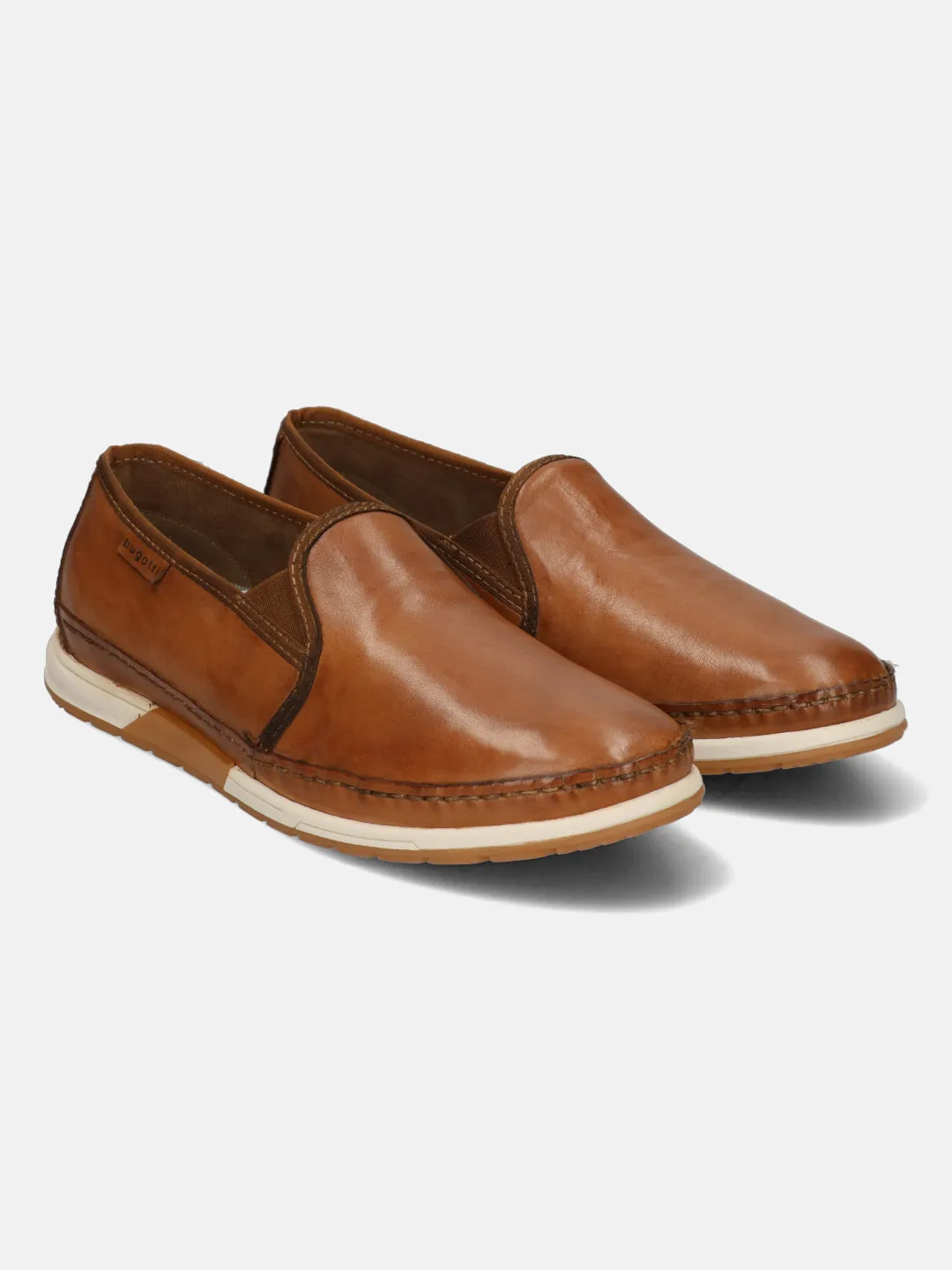 bugatti Light Brown Loafers