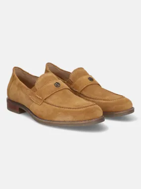 bugatti Sand Suede Loafers