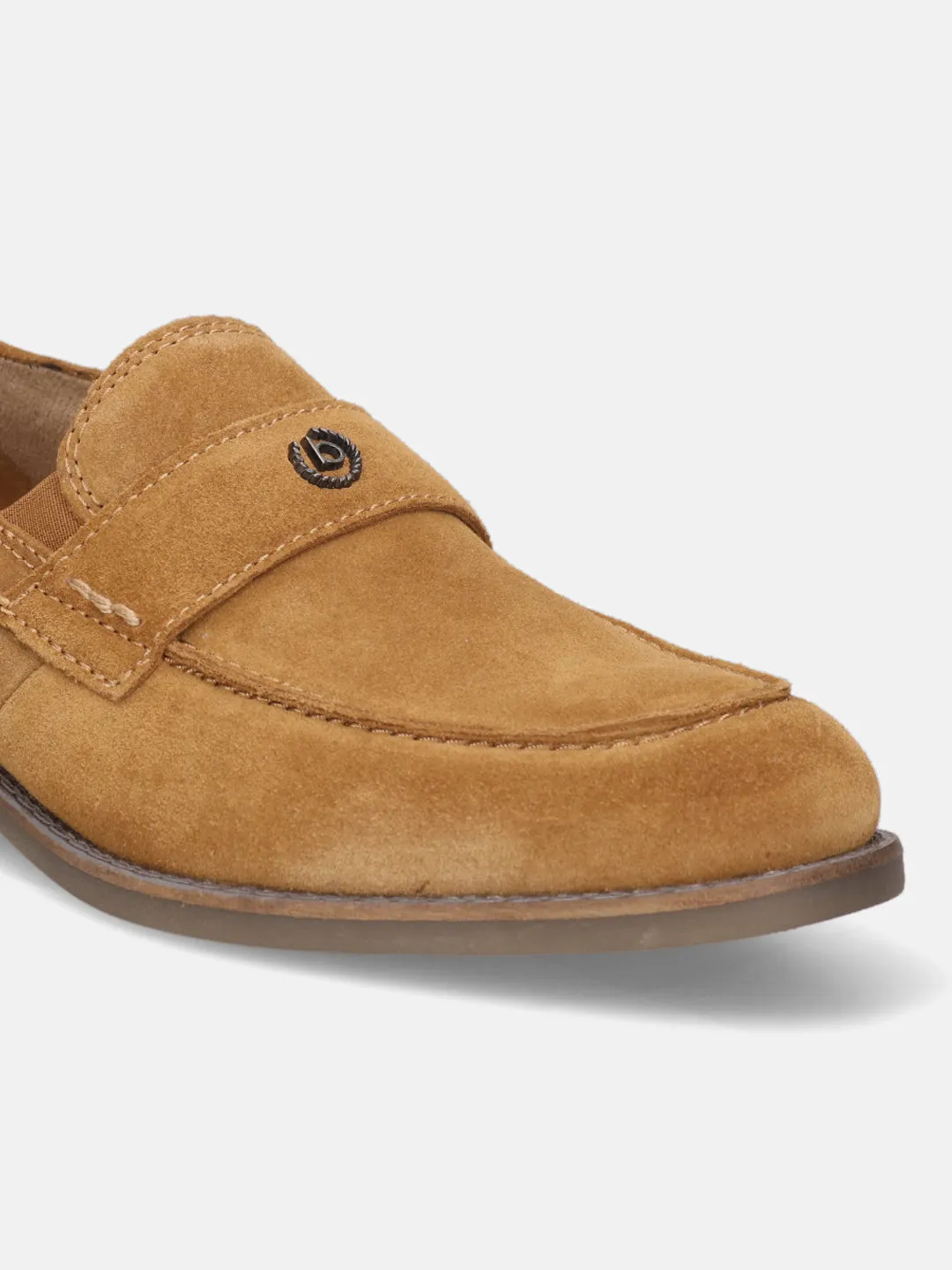 bugatti Sand Suede Loafers