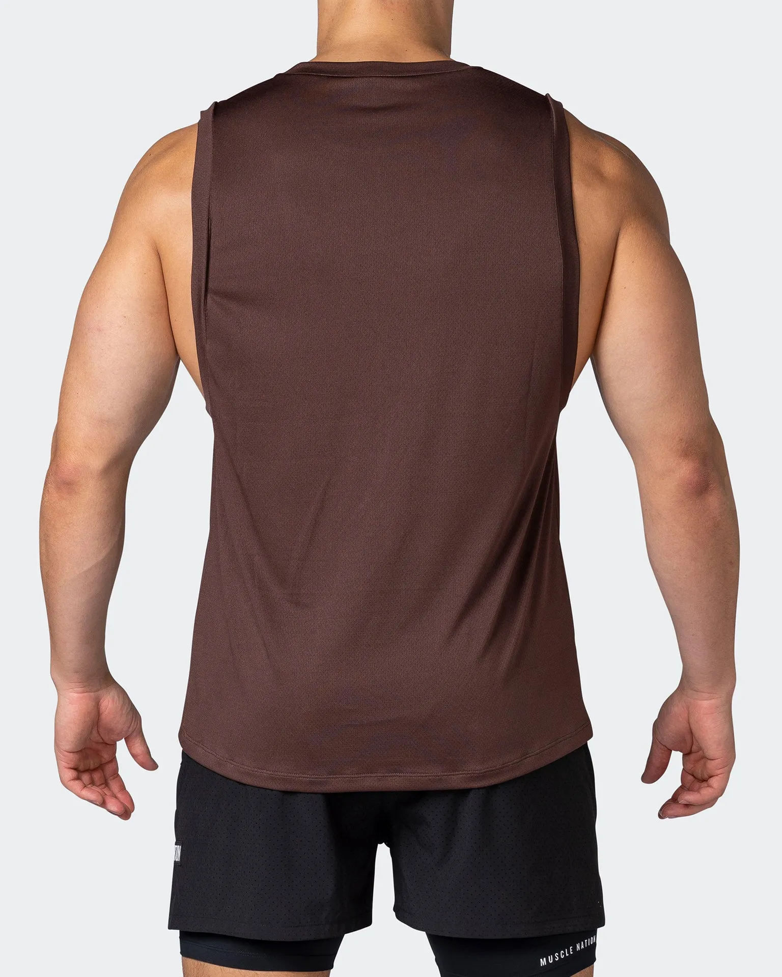 Burly Training Tank - Coffee