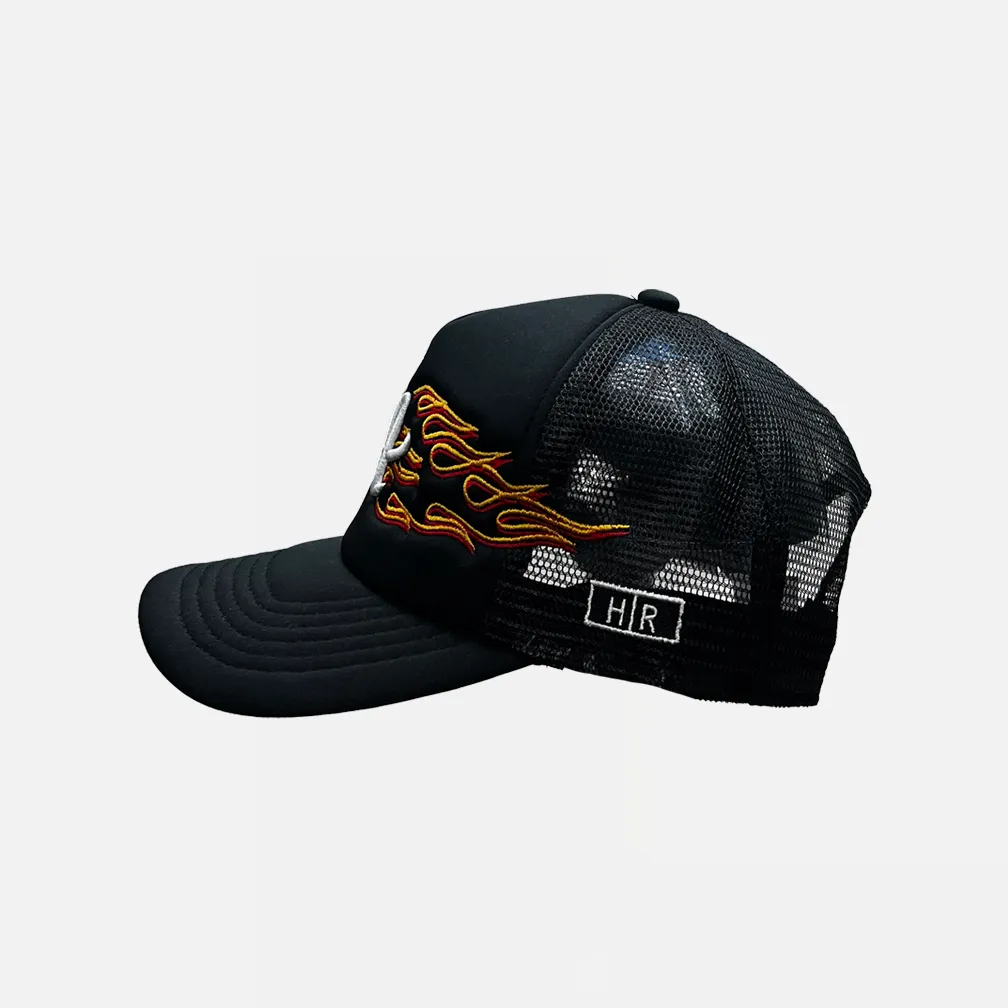 BURNING ANGEL ESSENTIAL TRUCKER FOAM TRUCKER (BLACK)