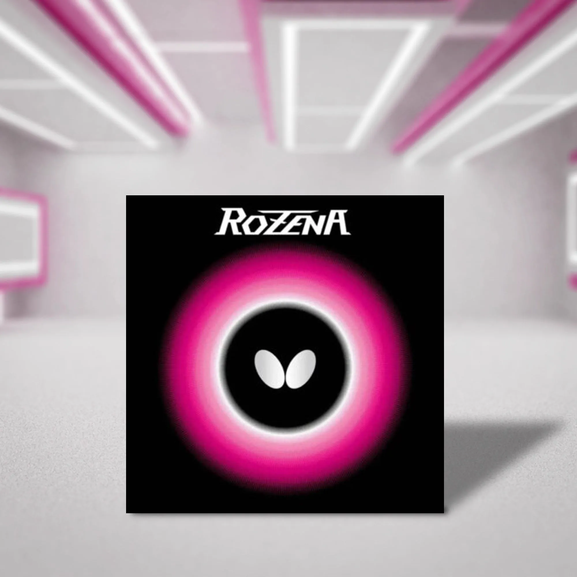 Butterfly Rozena Table Tennis Racquet  Rubber - Black