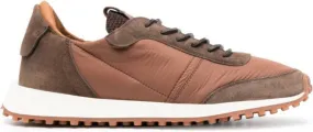 Buttero panelled low-top sneakers Brown