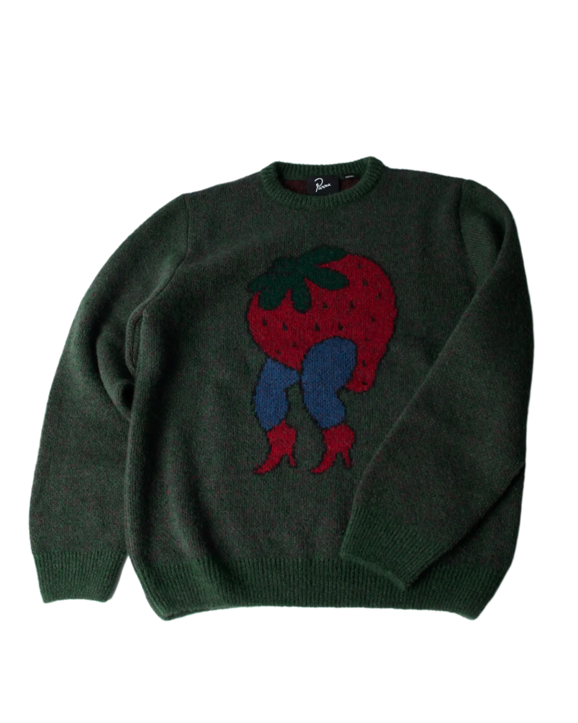 byParra Stupid Strawberry Knitted Pullover