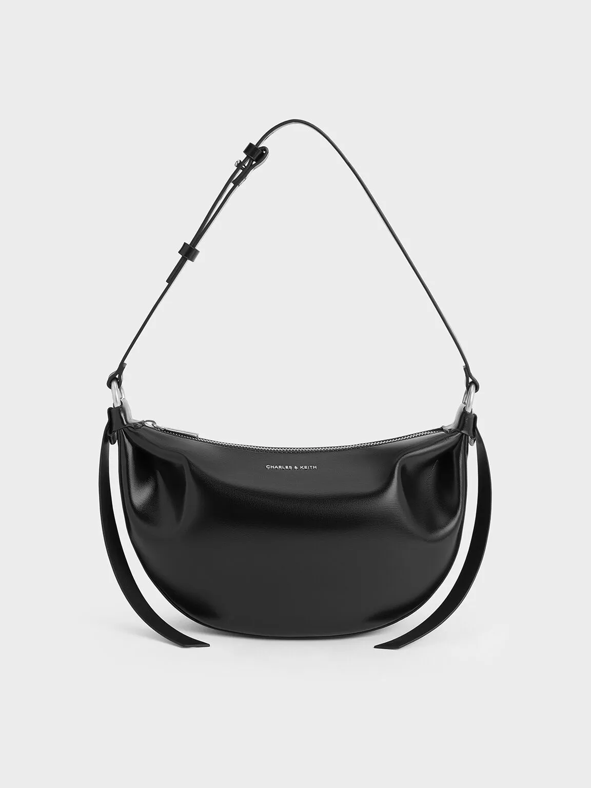 Calla Half-Moon Bag - Noir