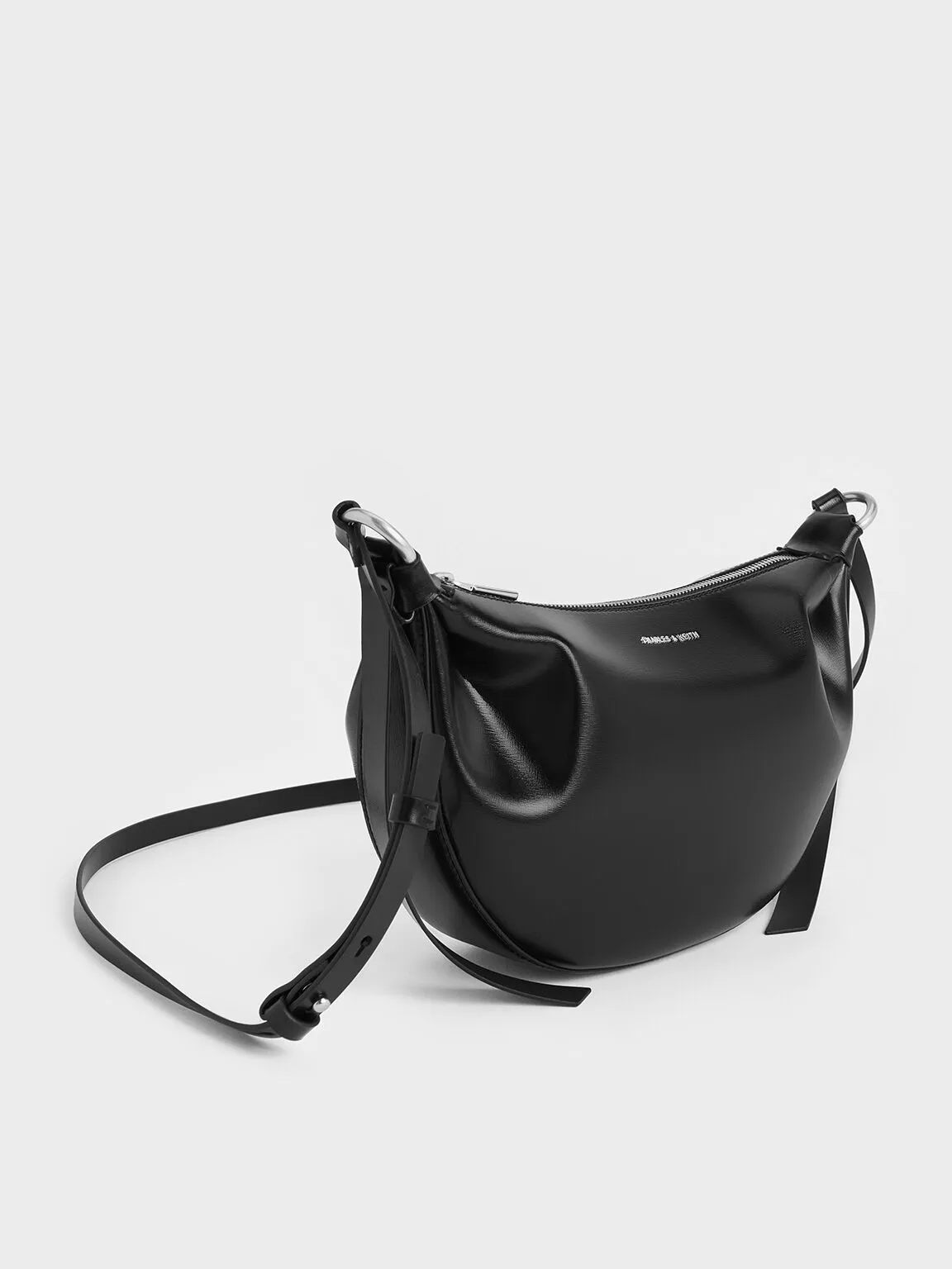 Calla Half-Moon Bag - Noir