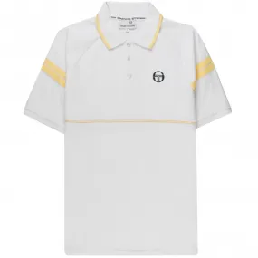 Cambio Polo Shirt - White and Golden 