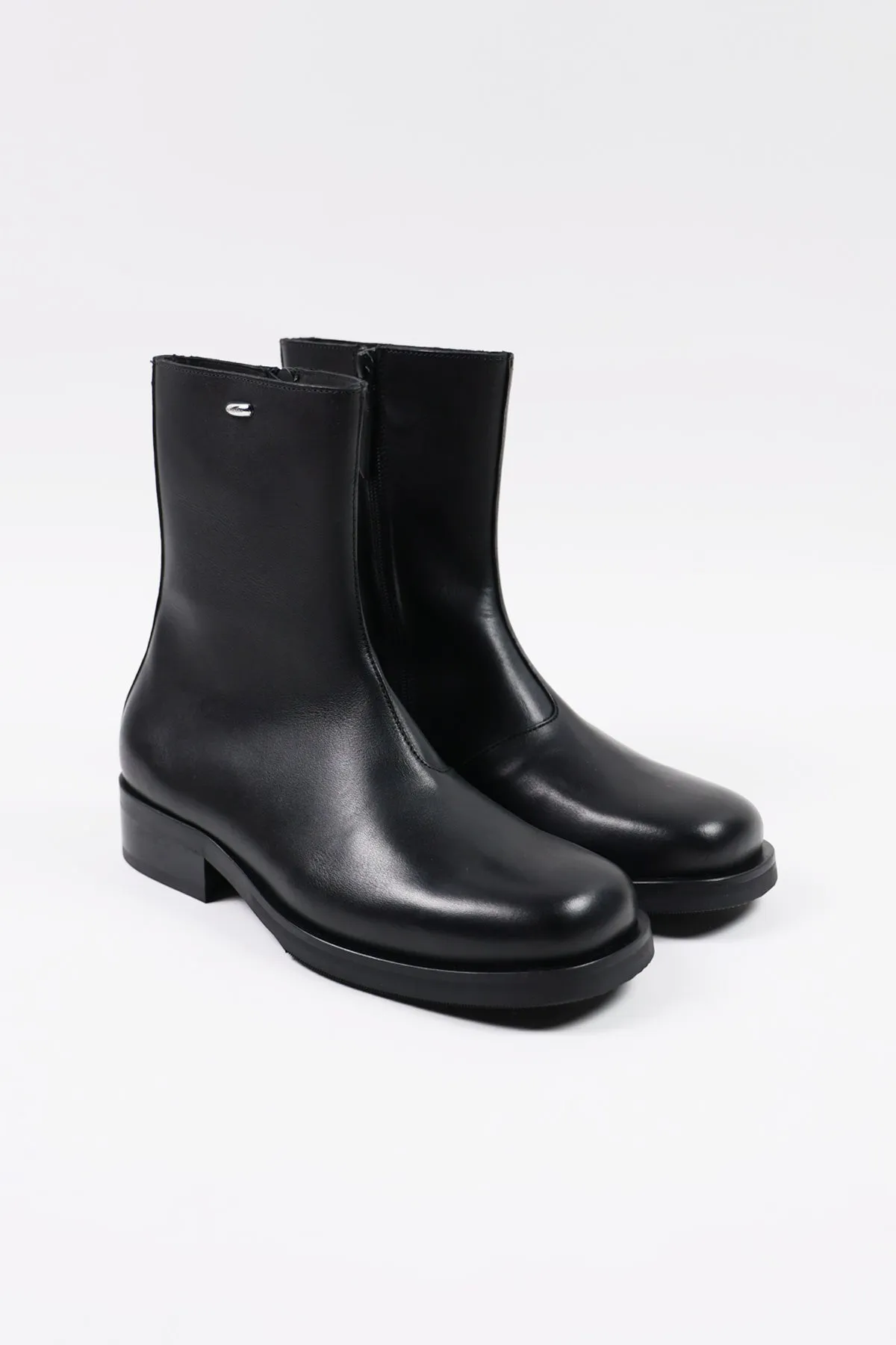 Camion Boots - Black Leather