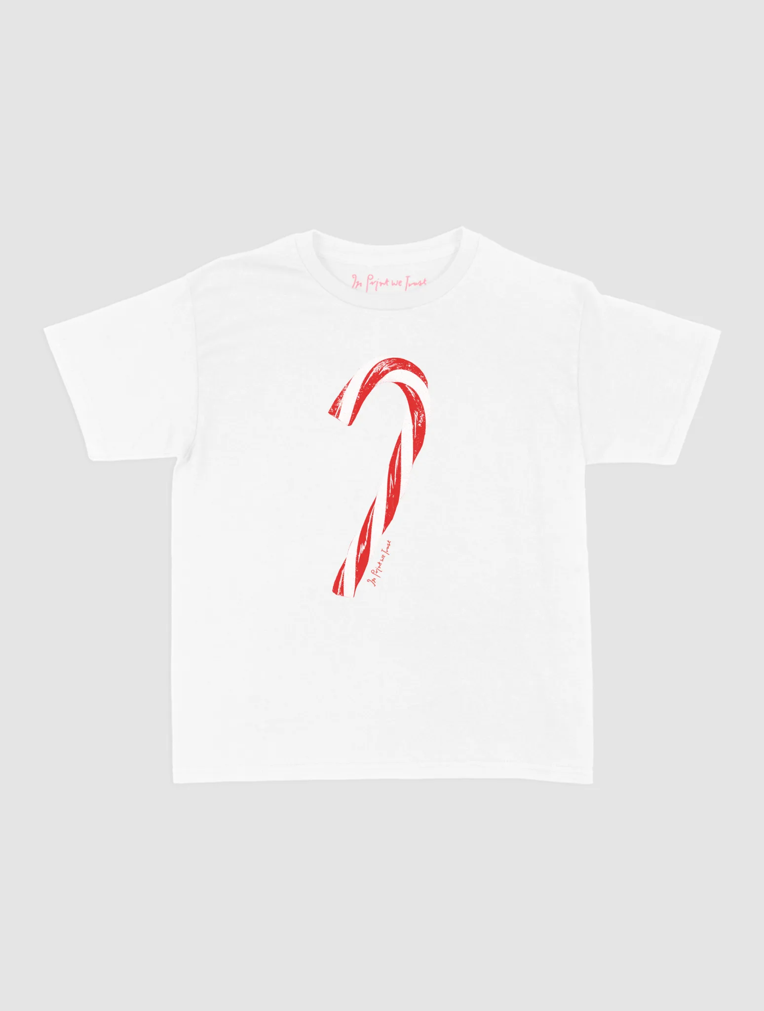 candy cane lane baby tee