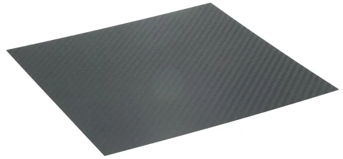 Carbon Fibre Sheet, 300mm x 300mm x 0.75mm