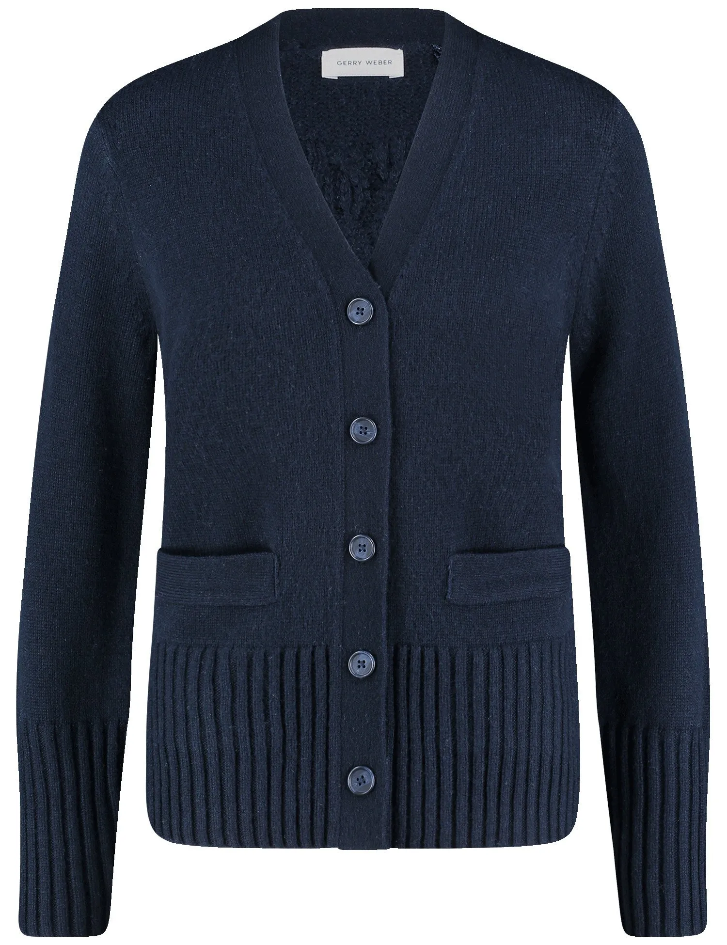 Cardigan with a percentage of wool