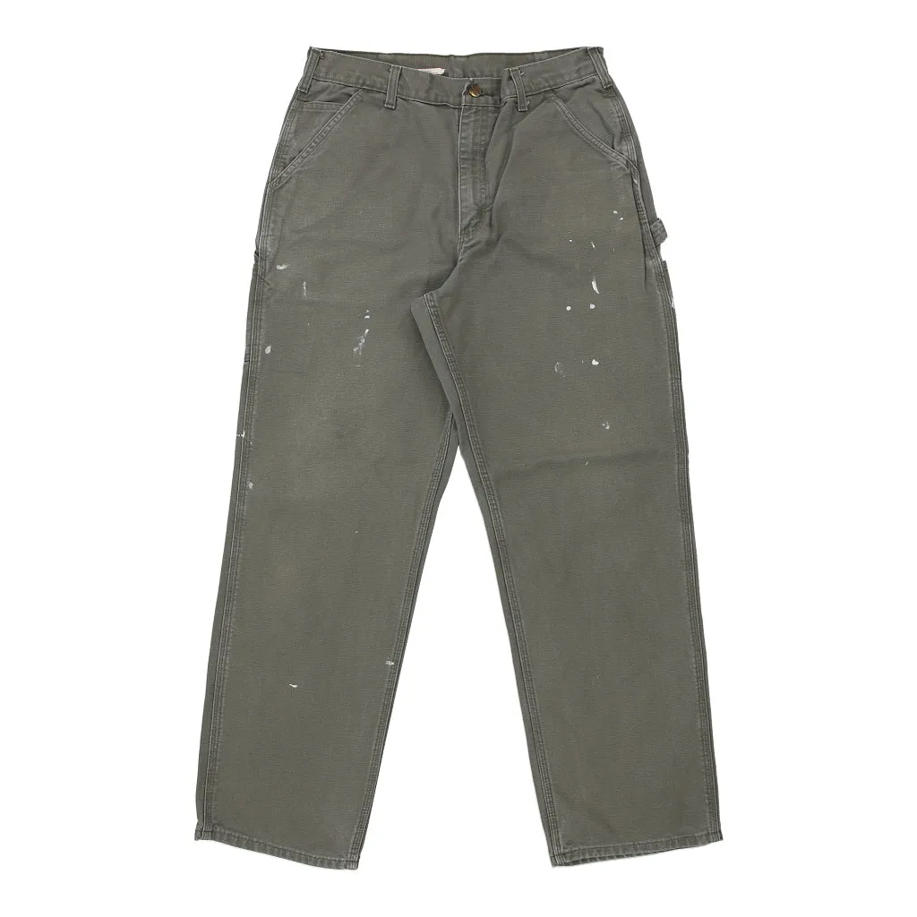 Carhartt Carpenter Trousers - 32W 32L Khaki Cotton