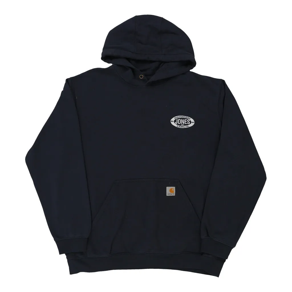 Carhartt Hoodie - 2XL Navy Cotton Blend