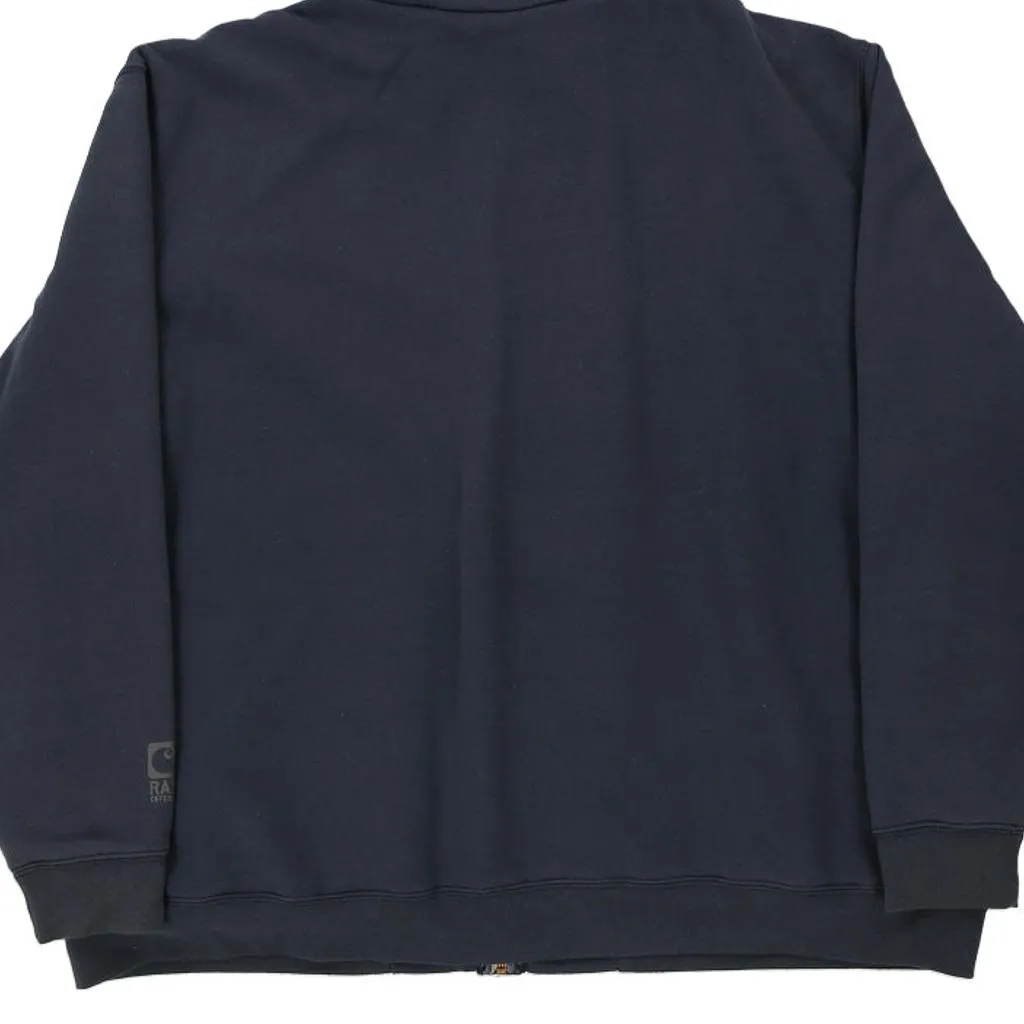 Carhartt Hoodie - 3XL Navy Cotton Blend