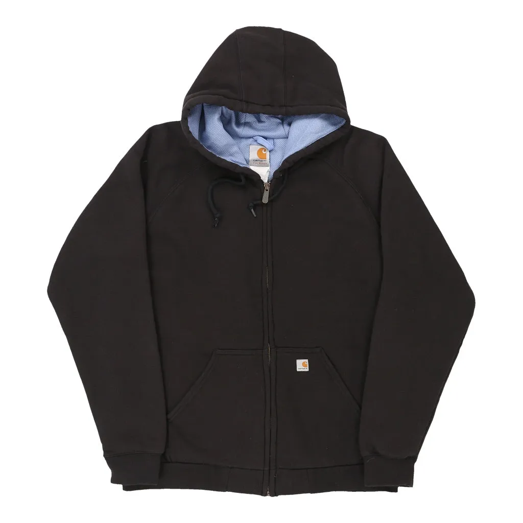 Carhartt Hoodie - Large Black Cotton Blend