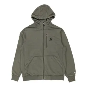 Carhartt Hoodie - Large Khaki Cotton Blend