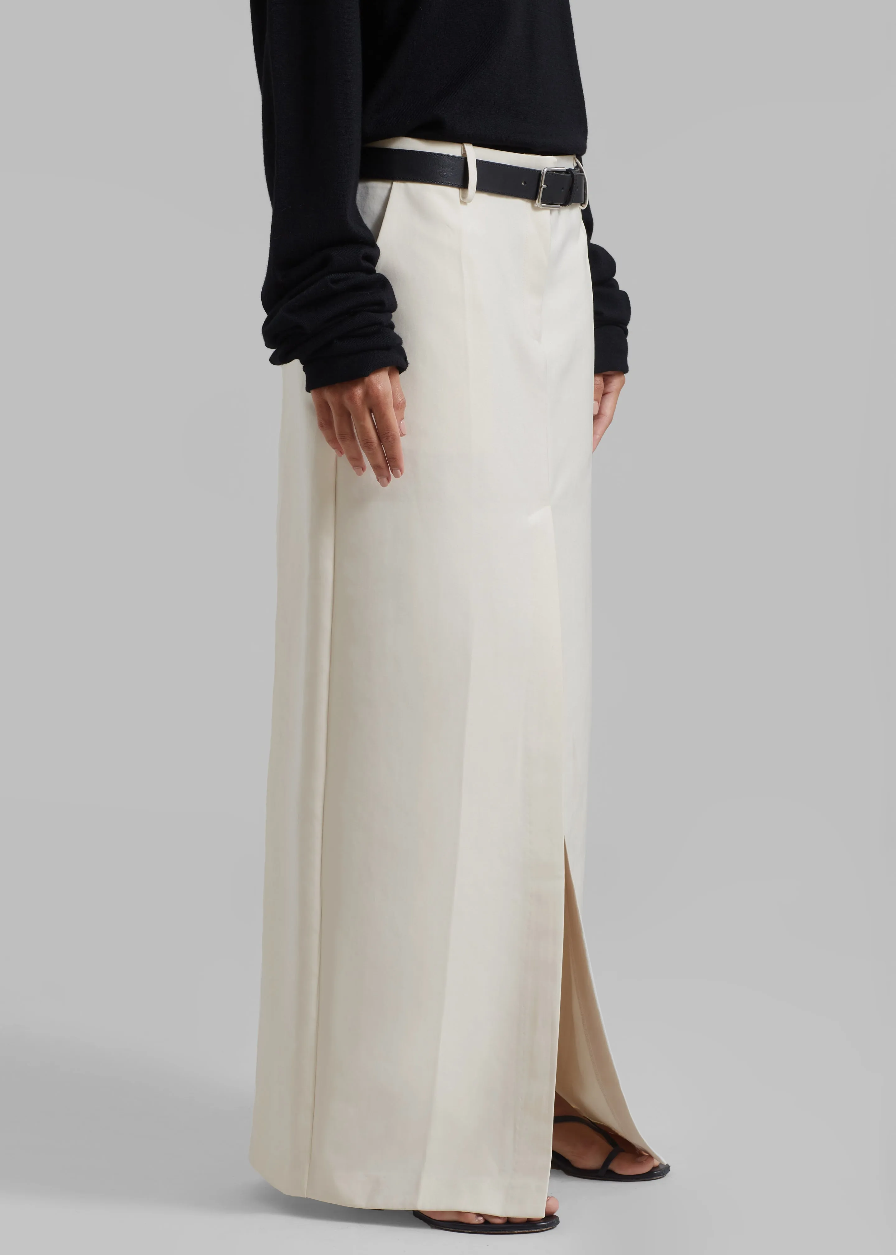 Carley Long Skirt - Cream