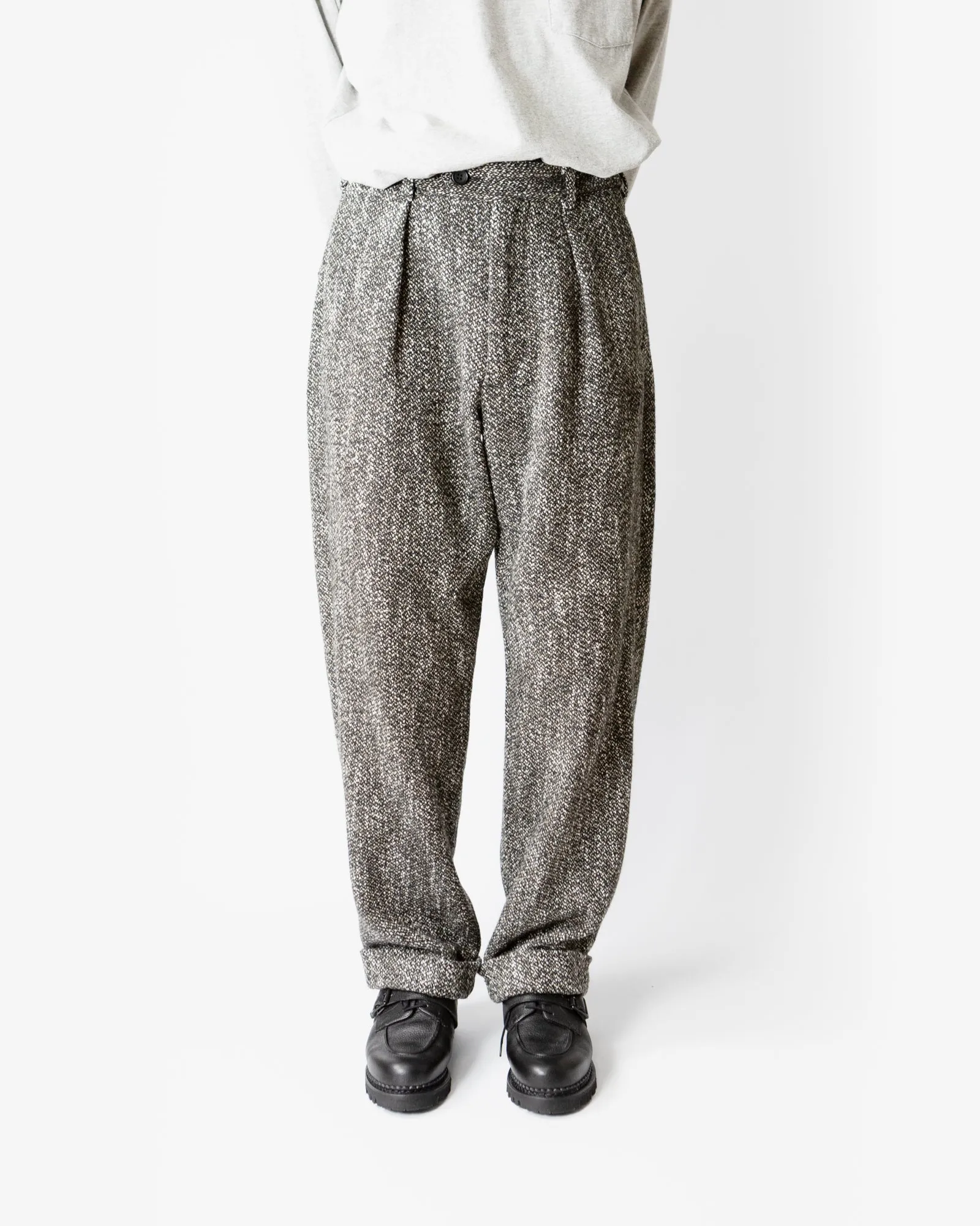 Carlyle Pant –Brown/Black Homespun Wool