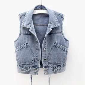 Caroline - Cardigan classique en denim
