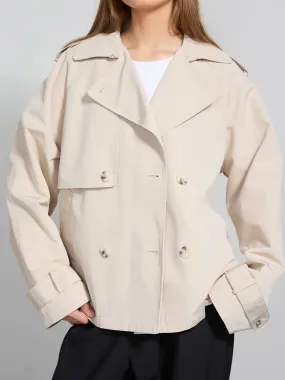 CAROLINE TRENCH JACKET - BEIGE