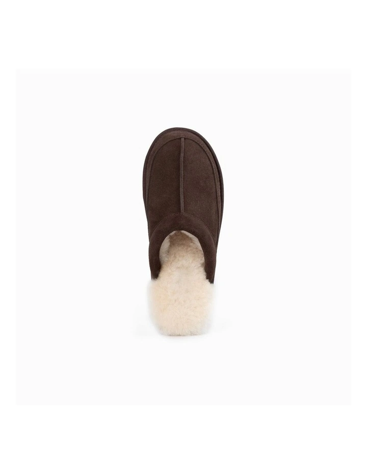Carter Water Resistant Slipper in Chocolate