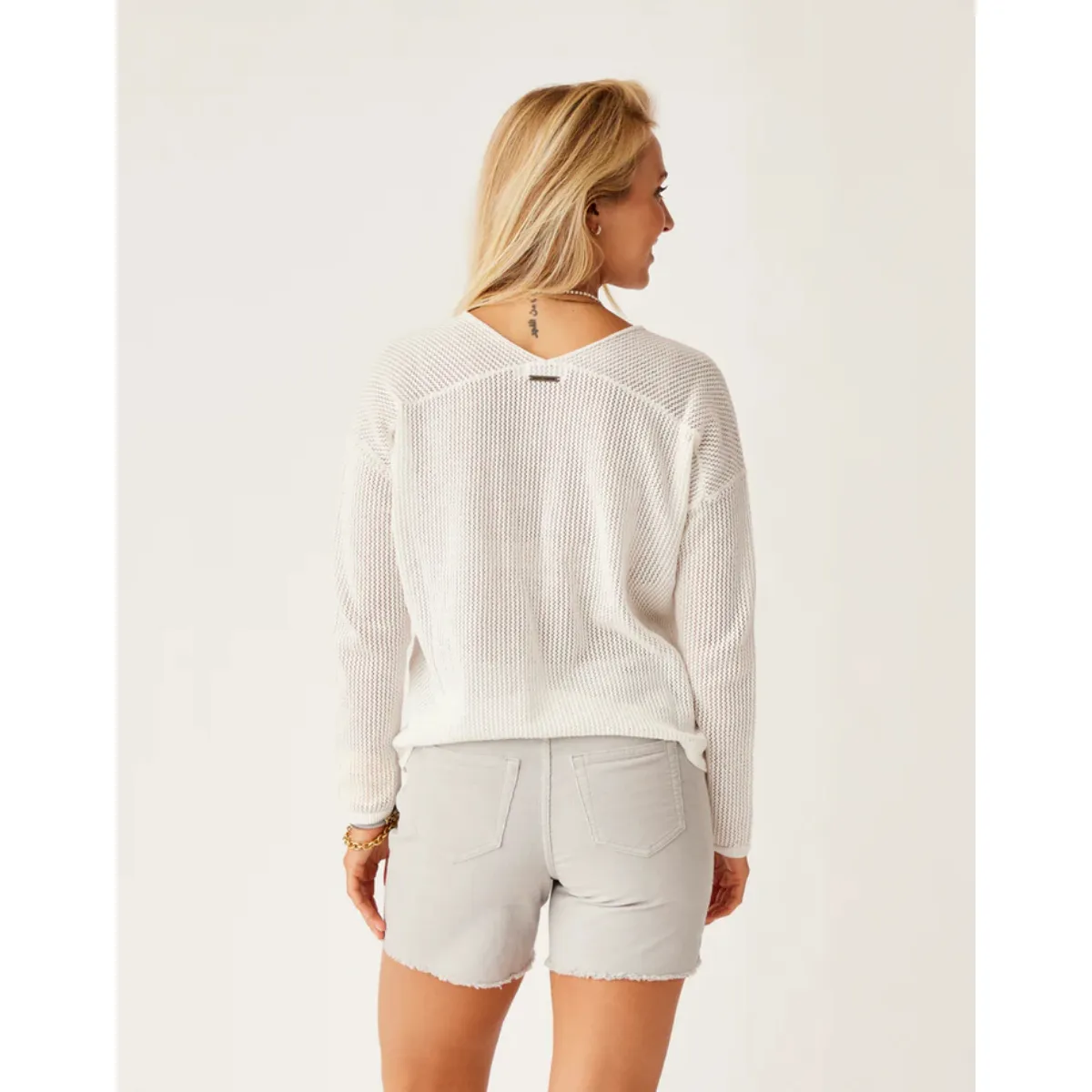 Carve Designs Zella Mesh Pullover Womens