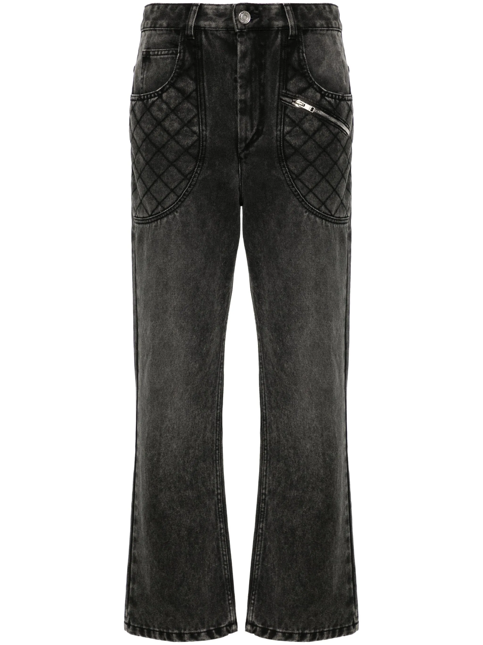 Cassandre high-rise wide-leg jeans
