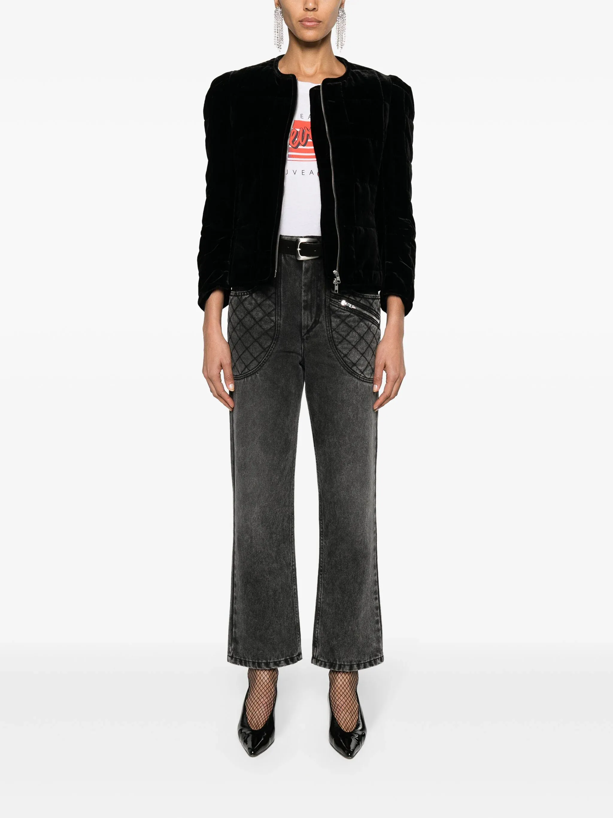 Cassandre high-rise wide-leg jeans