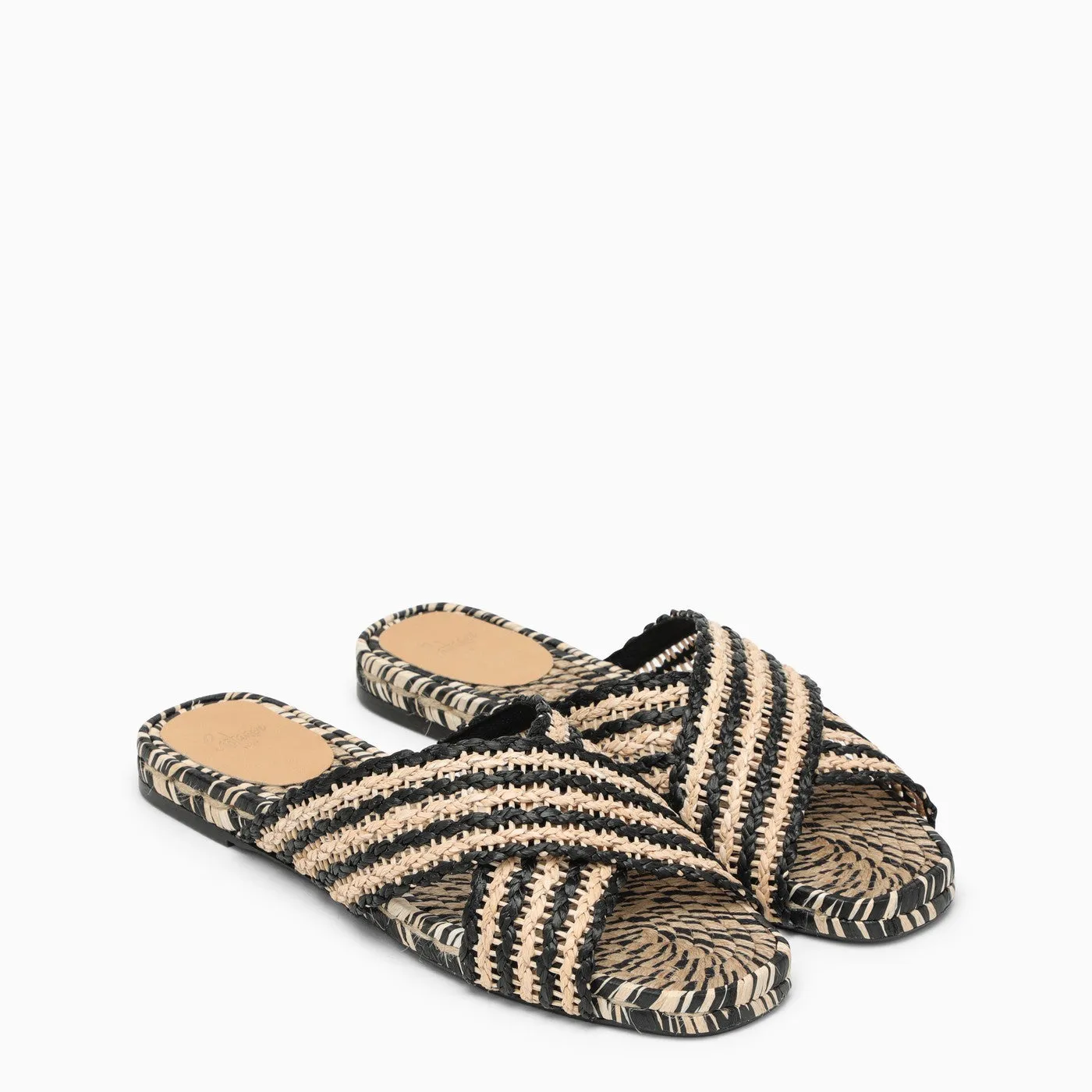 Castañer    Castañer Palmera Black/Natural Slipper