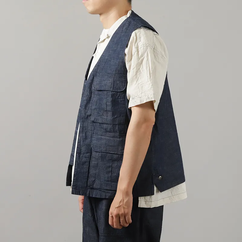 CATTA BDU 4 Pocket Vest-Indigo Navy