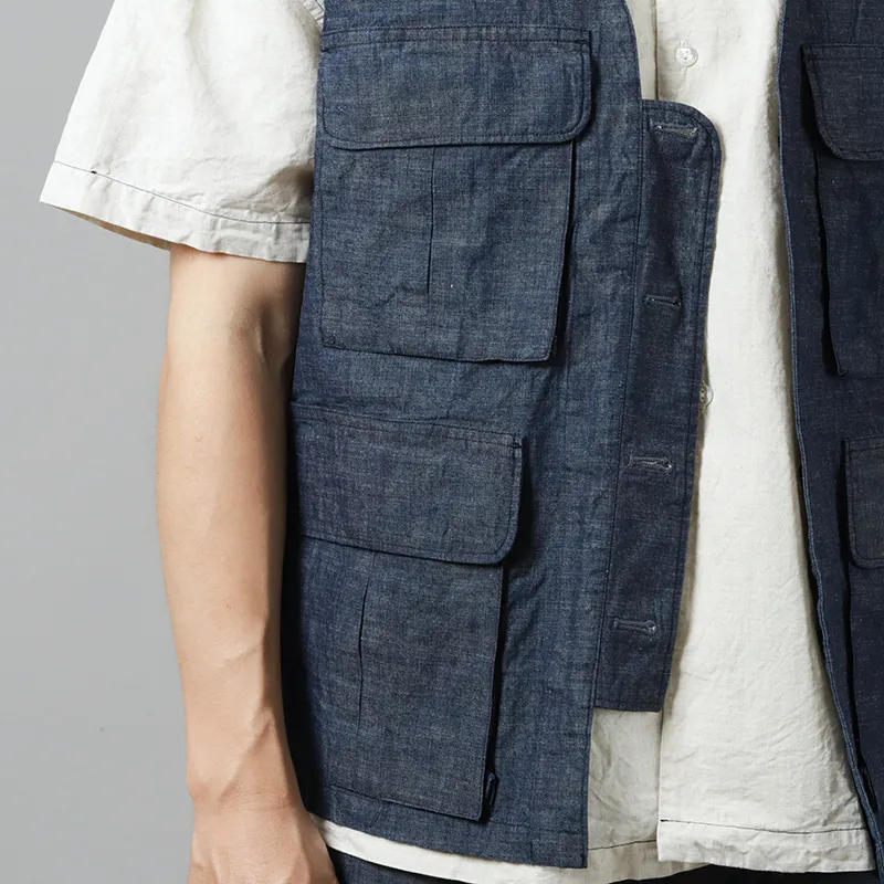 CATTA BDU 4 Pocket Vest-Indigo Navy