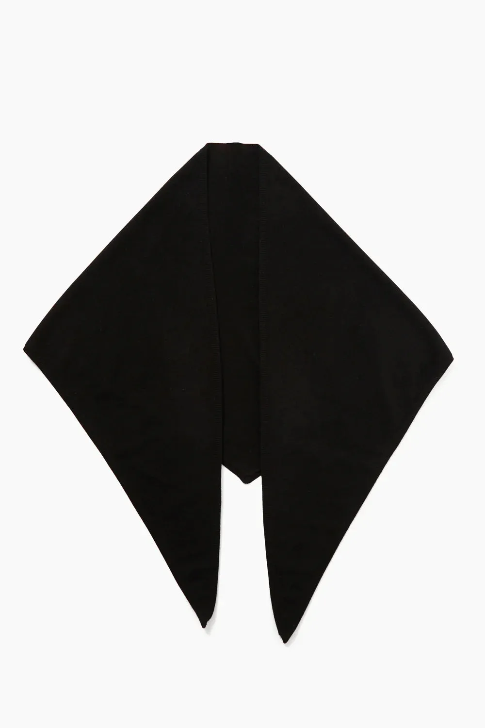 Chan Luu Cashmere/Wool Triangle Scarf in Black 