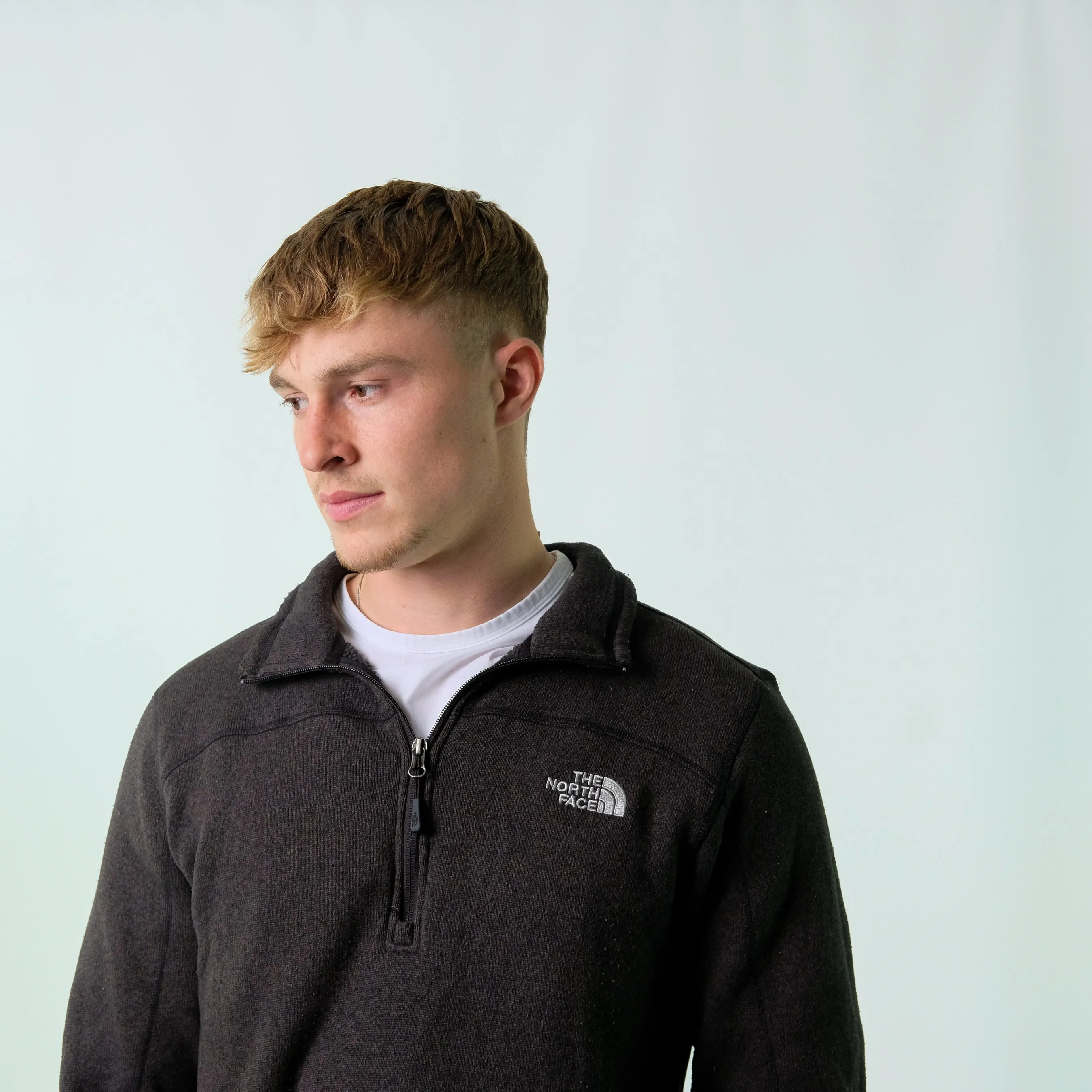 Charcoal Grey y2ks The North Face Fleece (L)