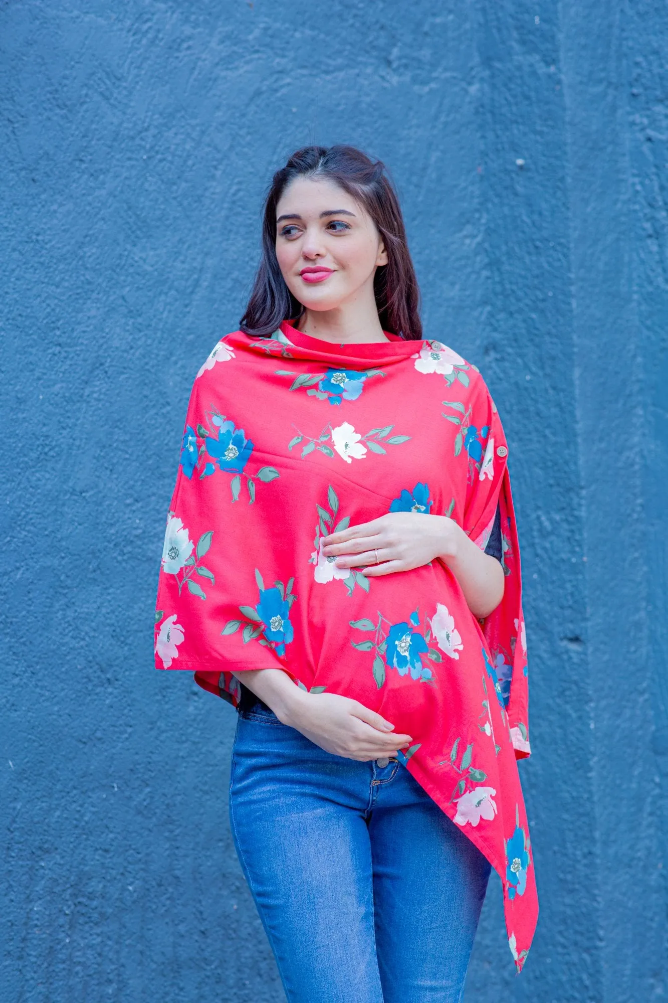 Cherry Blossom Nursing Stole