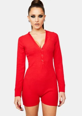 Cherry Wake My Heart Sleep Romper-