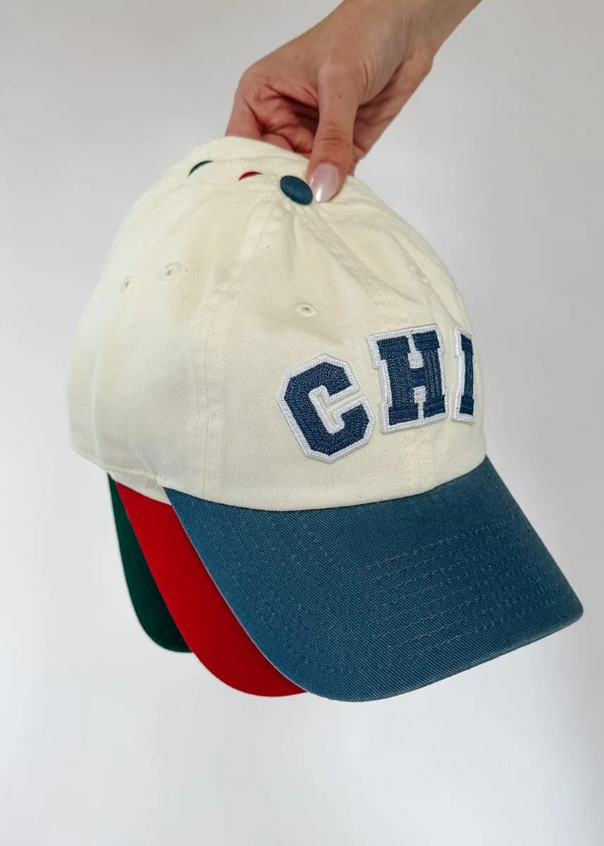 Chi 2-Tone Baseball Cap - Breaker Blue
