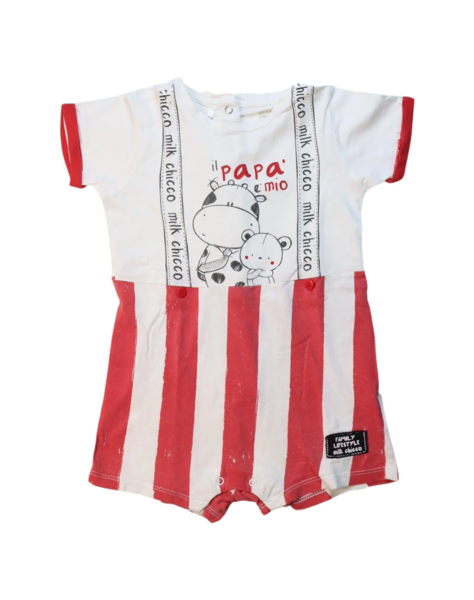 Chicco Short Sleeve Romper 18M