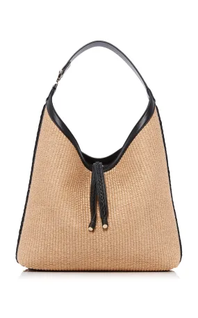 Chloé Marcie Raffia Shoulder Bag